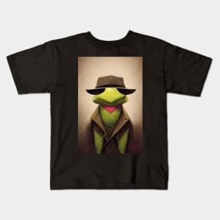 Detective Kermit Kids T-Shirt